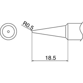 T19系列替换烙铁头HAKKO白光T19-D65（10 件套）